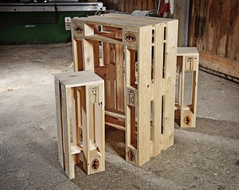 Hocker Von Paletten Etsy