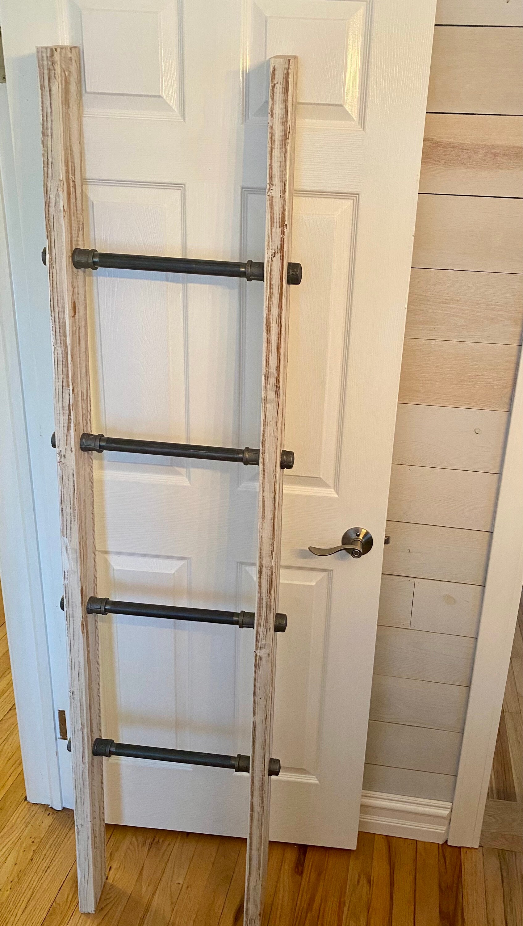 Industrial Blanket Ladder Etsy