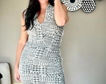 Raw edge midi dress