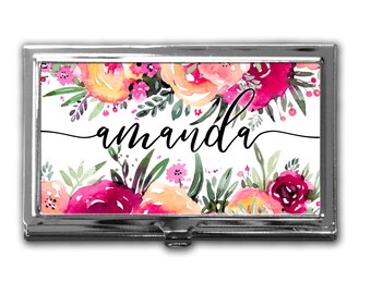 Spring Floral Card Case