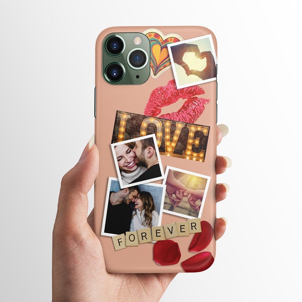 Couple Phone Case Photo Collage for Samsung Galaxy, iPhone & Google Pixel