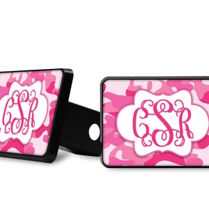 Pink Camo Trailer Hitch Cover