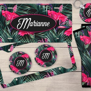 Hibiscus Tropical License Plate and/or Accessories
