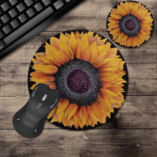 Sunflower Mousepad - Custom Mouse Pad