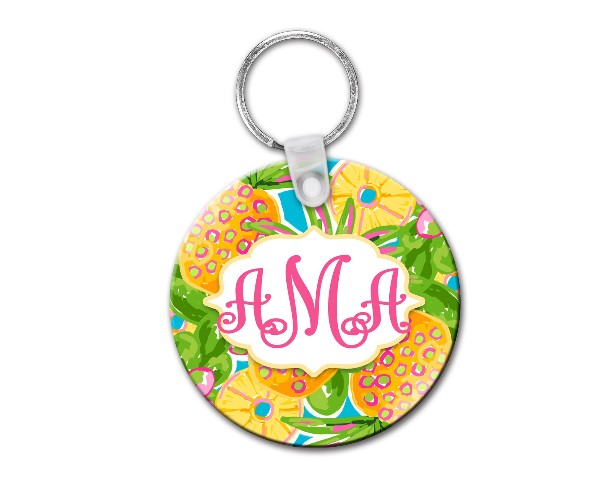 Pineapple License Plate Lilly Inspired License Plate Frame Etsy