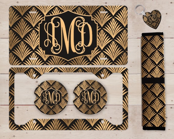 Monogram 2024 license plate