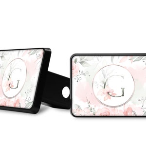 Pink Roses Floral Trailer Hitch Cover C600