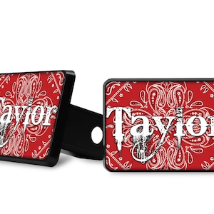 Red Bandana Hitch Cover
