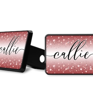 Rose Gold Faux Diamond Trailer Hitch Cover
