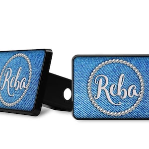 Denim & Pearl Hitch Cover