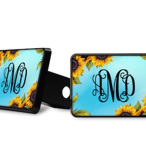 Sunflower Sky Trailer Hitch Cover