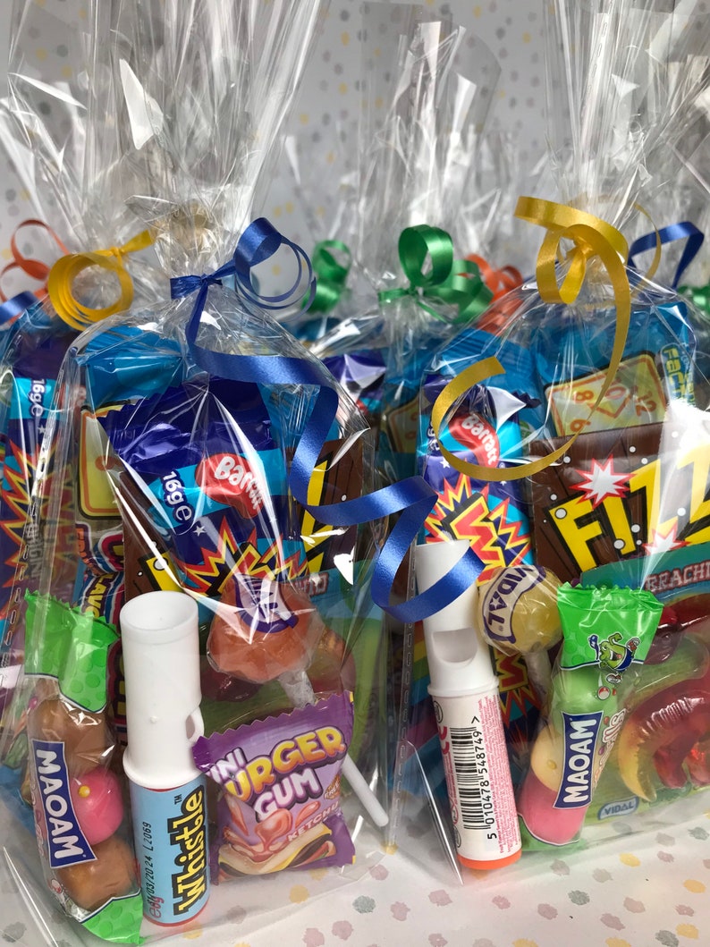 Children's Party Bags Filled With Sweets Birthdays Etsy UK