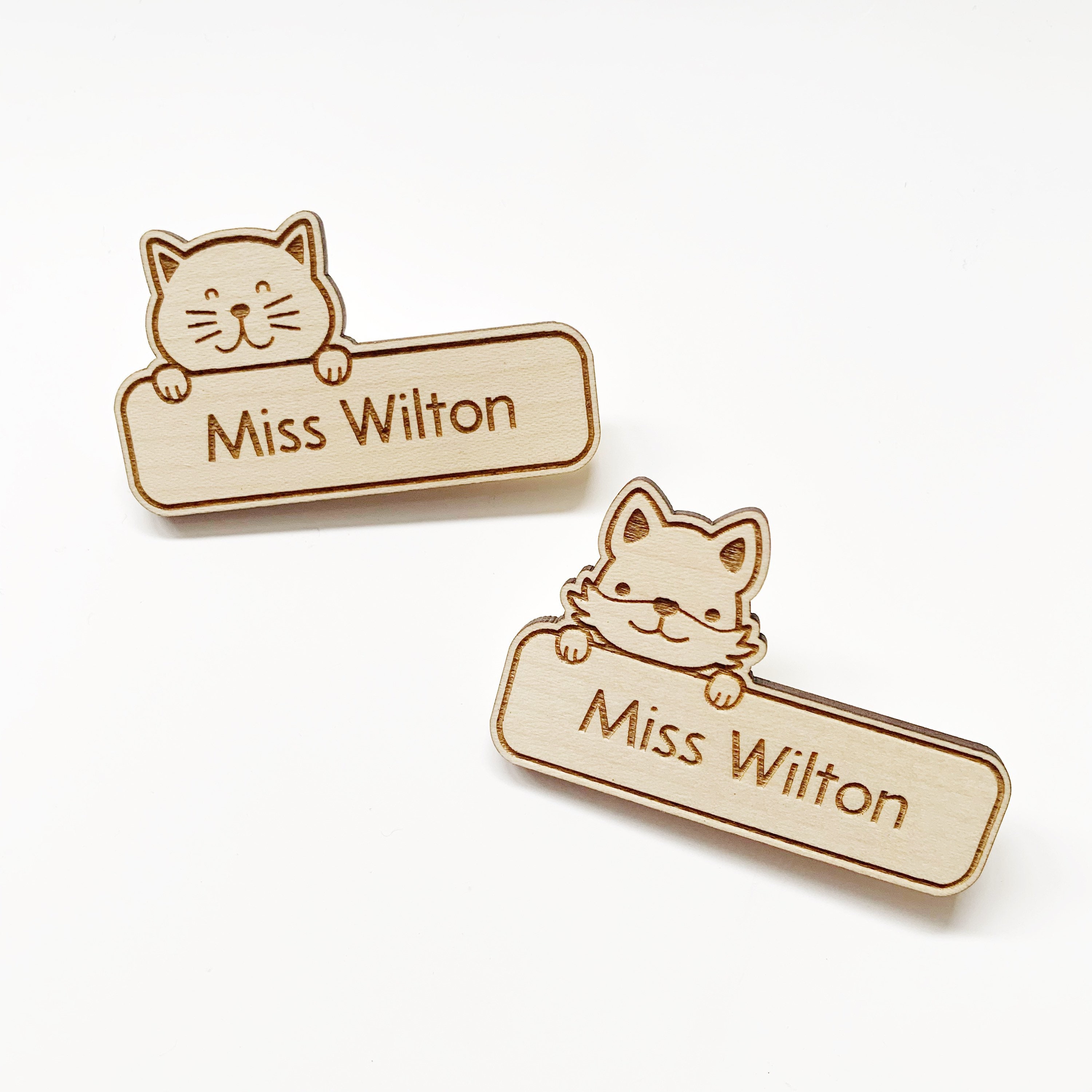 Cat Name Badge / Cat Name Tag Etsy Australia