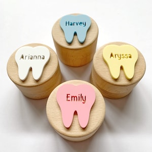 Tooth fairy box / personalised wooden tooth fairy box / tooth fairy case / tooth fairy pillow / first tooth