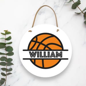 Basketball name sign / Personalised name plaque / wall hanging