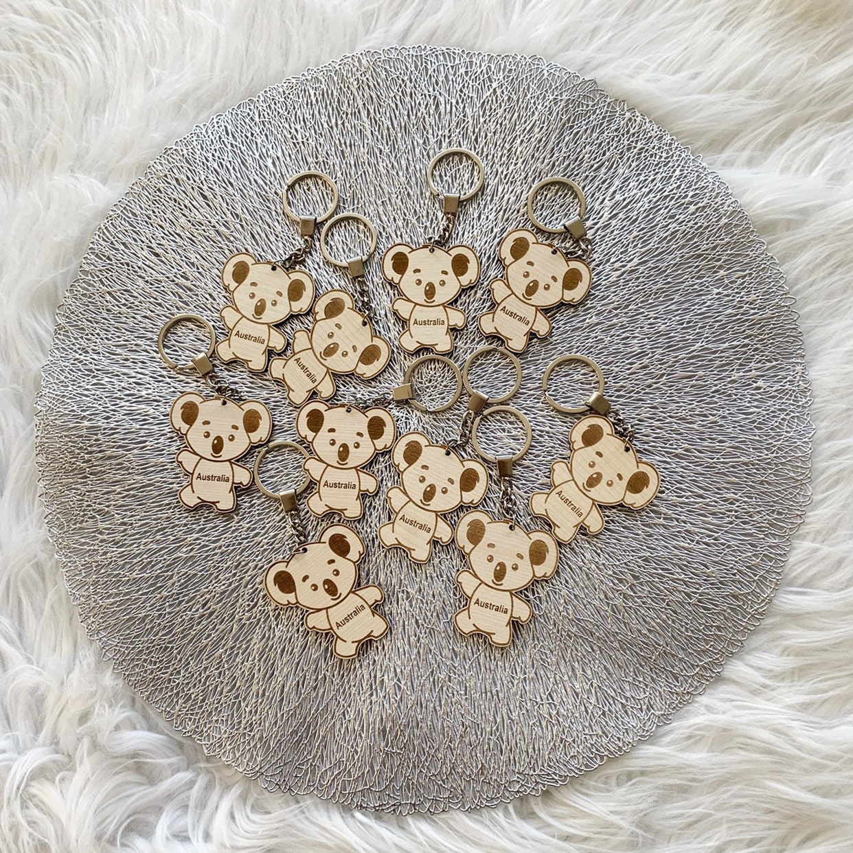 Koala Keychain / Keyring / Australian Souvenir / Personalised Etsy