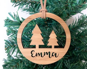 Personalised Christmas ornament / Christmas tree ornament / Hoop ornament / Christmas tree decor / Christmas bauble