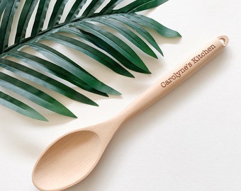 Personalised wooden spoon / ladle / kitchenware / kitchen utensil