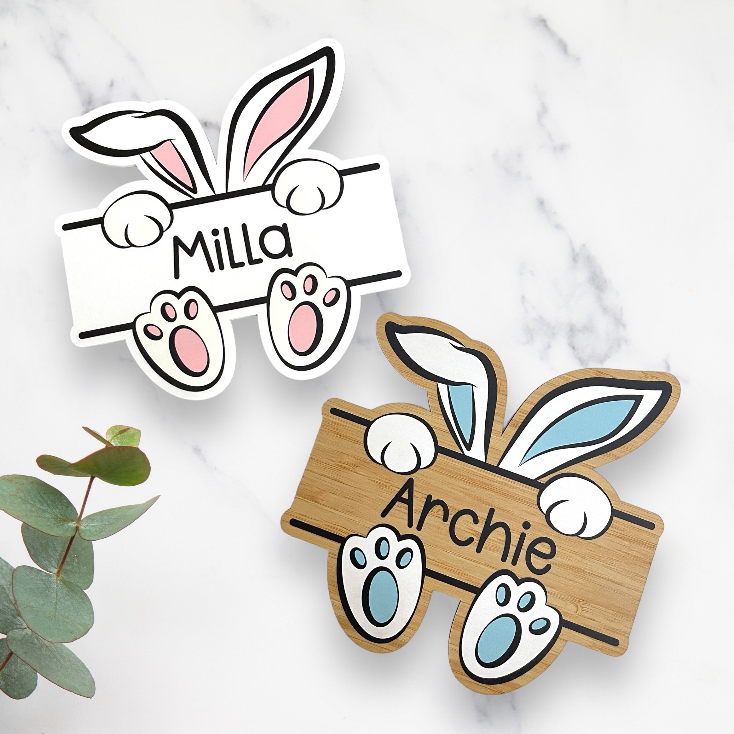Name Sign For Rabbit Bunny Name Sign / Door Sign / Name Plaque / Easter Gift - Etsy Australia