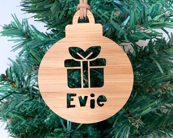 Personalised Christmas ornament / Christmas present ornament / Christmas bauble / Christmas tree decor