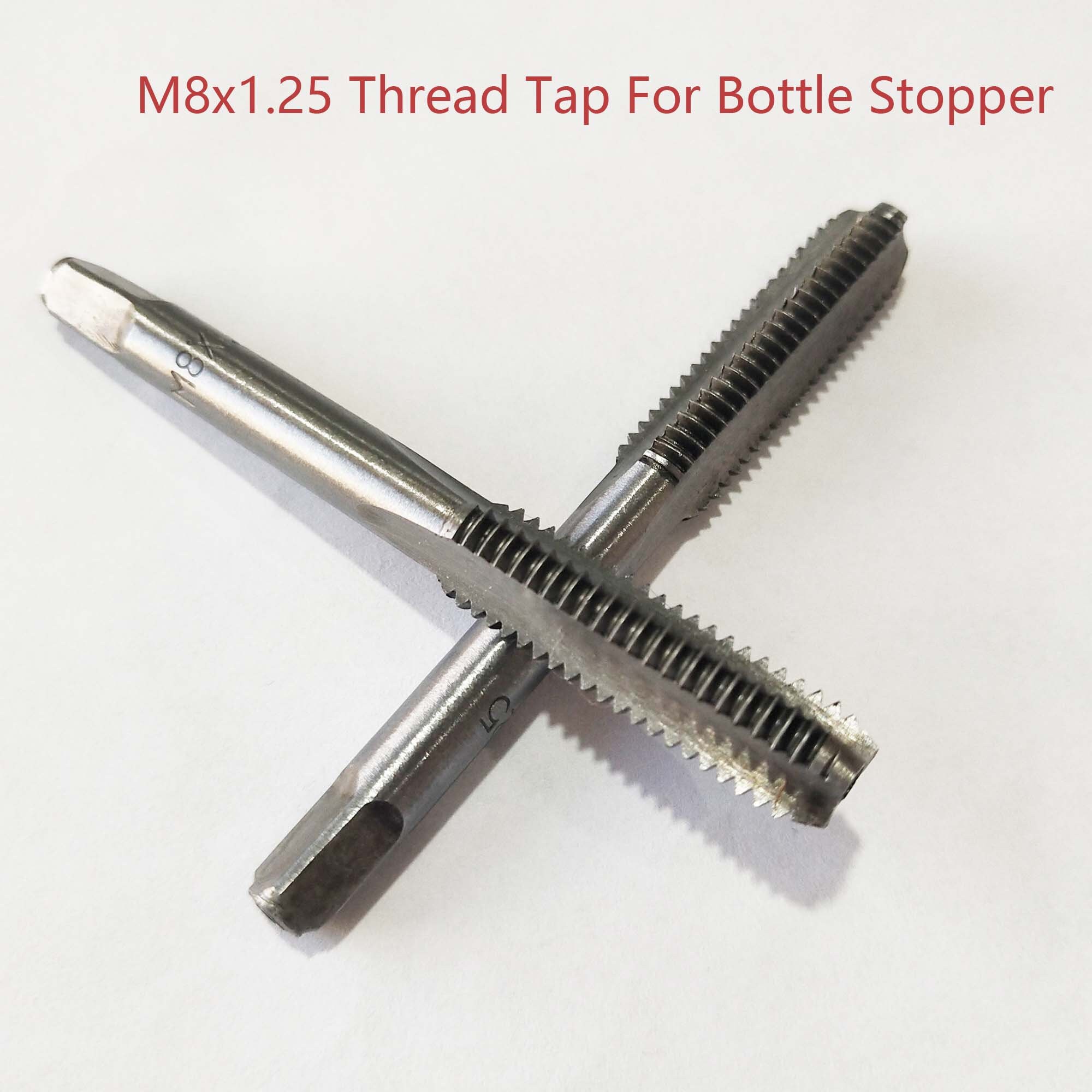 M8x1.25 Classic Bottle Stopper wood turning projet kits in Chrome