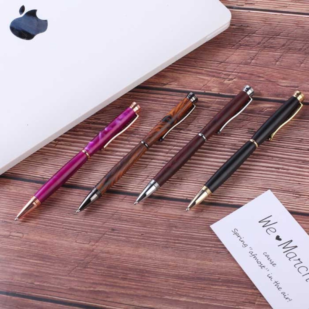PKSL-6-CH Slimline Chromed Twist Pen Kits for Wood Turning