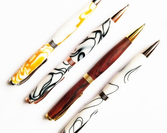 PKST-2 Chrome Gold Gunmetal Rosegold Streamline Twist Pen Kits