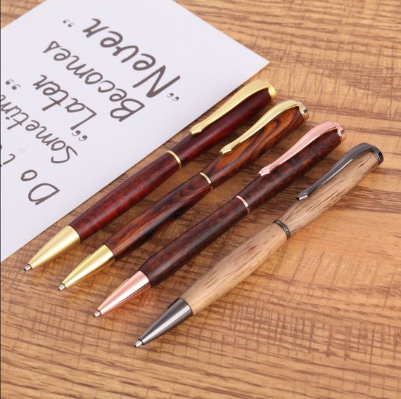 Chrome Gold Gunmetal Rosegold Slimline Twist Pen Kits 