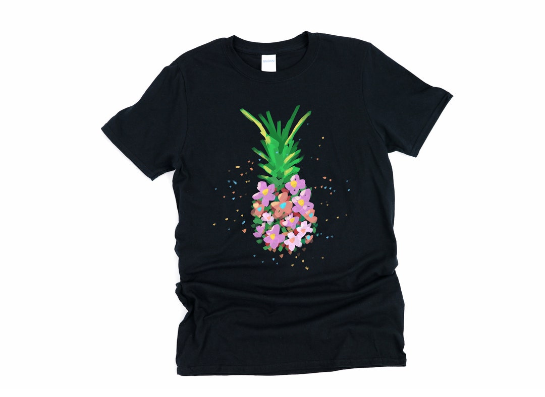 ananas-chemise-d-ananas-chemise-hawa-enne-fleurs-chemise-aloha-t