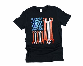 Mechanic Shirt, Mechanic, American Flag, Mechanic Gift, Diesel Mechanic, Mechanic Gifts, Usa Flag Shirt, Auto Mechanic, Car Mechanic Gift