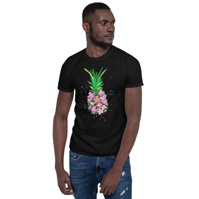 Pineapple, Pineapple Shirt, Hawaiian Shirt, Flowers, Aloha Shirt