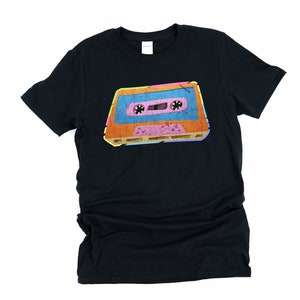 【1993studio】24SS★ Vintage Cassette Tape T-Shirt Cassette Tape Unisex T-shirt, Cassette Tape Vintage T-shirt