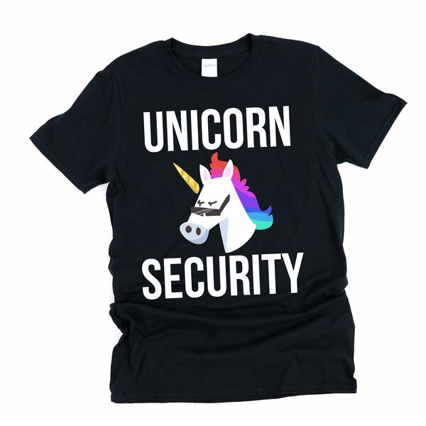 Unicorn Security, Braut Security, Jga Shirt, Unicorn Birthday, Funny Unicorn Shirt, Birthday Security, Unicorn Party Shirt