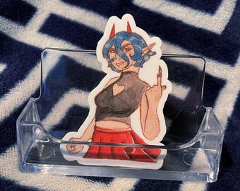 Devil Girl Vinyl Sticker