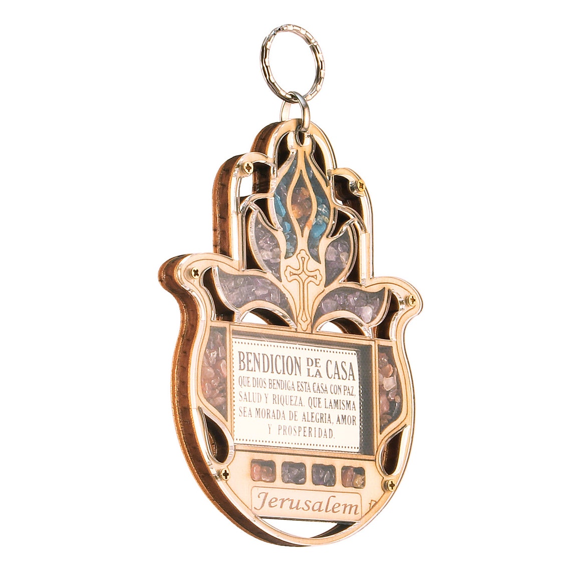 Hamsa Home Blessing Wall Hanging Decor Religious Decor Holy Etsy