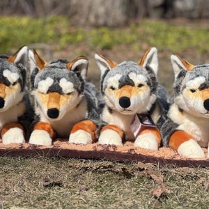 Wildberry Plush Coyote Stuffed Animal - 18 inch, Super Soft