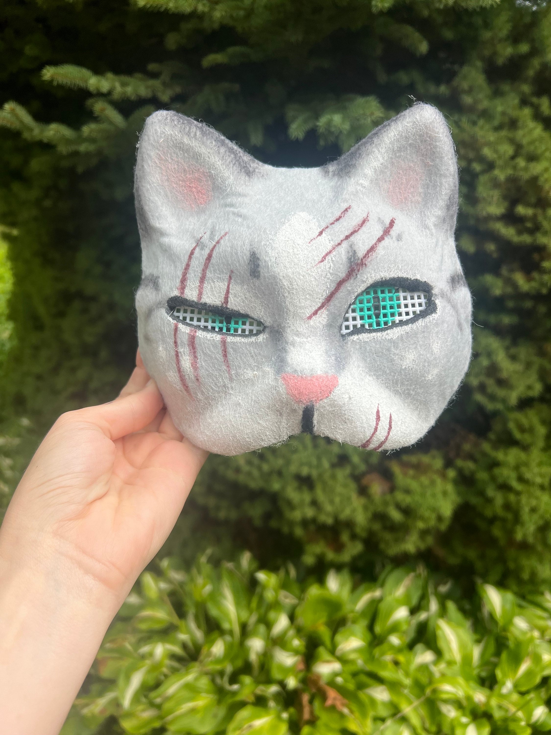 A mask that sold! :) #therian #catmask  Cat mask, Fursuit tutorial, Mask  design