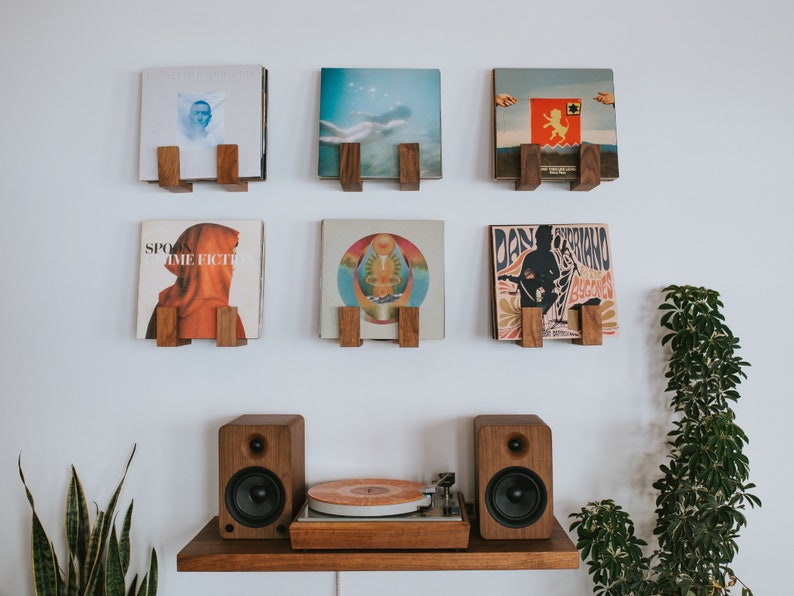 Flip Record Display Shelves image 1