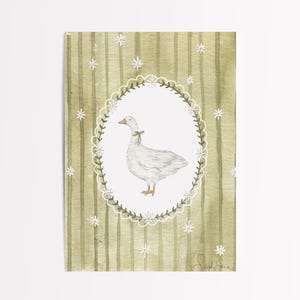 Postkarte Gans