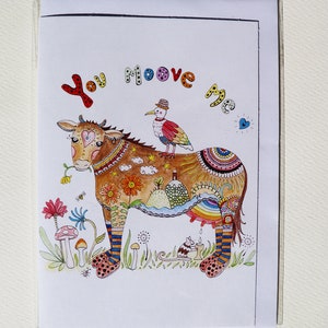 You Moove Me - Blank Greeting Card