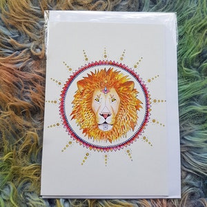 Leo - Blank Greeting Card