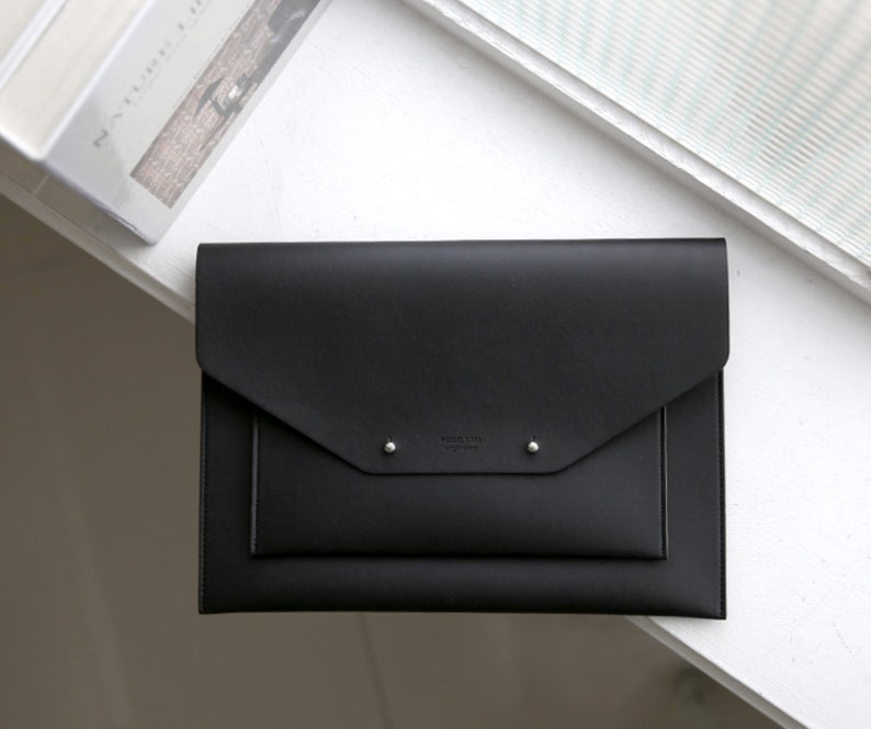 LEATHER ORGANIZER Tablet PC pouch bag Brief Case Portfolio Etsy