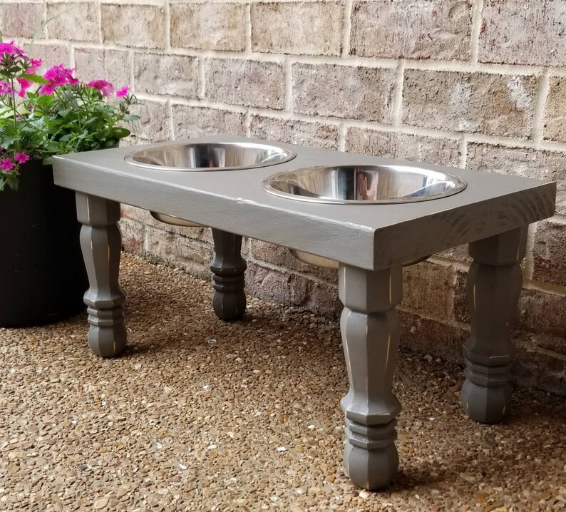 XL Pet Feeding Stand Elevated Feeding Stand Pet Bowl Stand Etsy