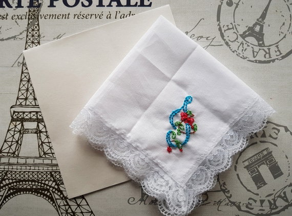 personalized women's handkerchiefs