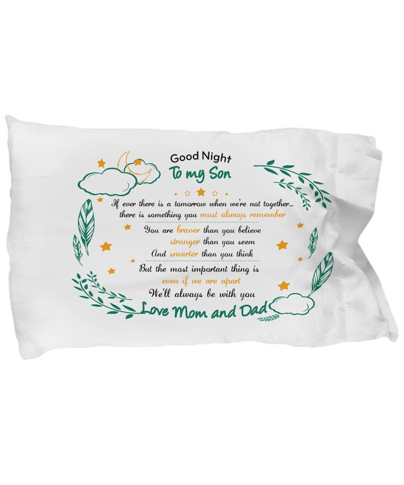 are braver stronger smarter than Mom son pillowcase | Etsy