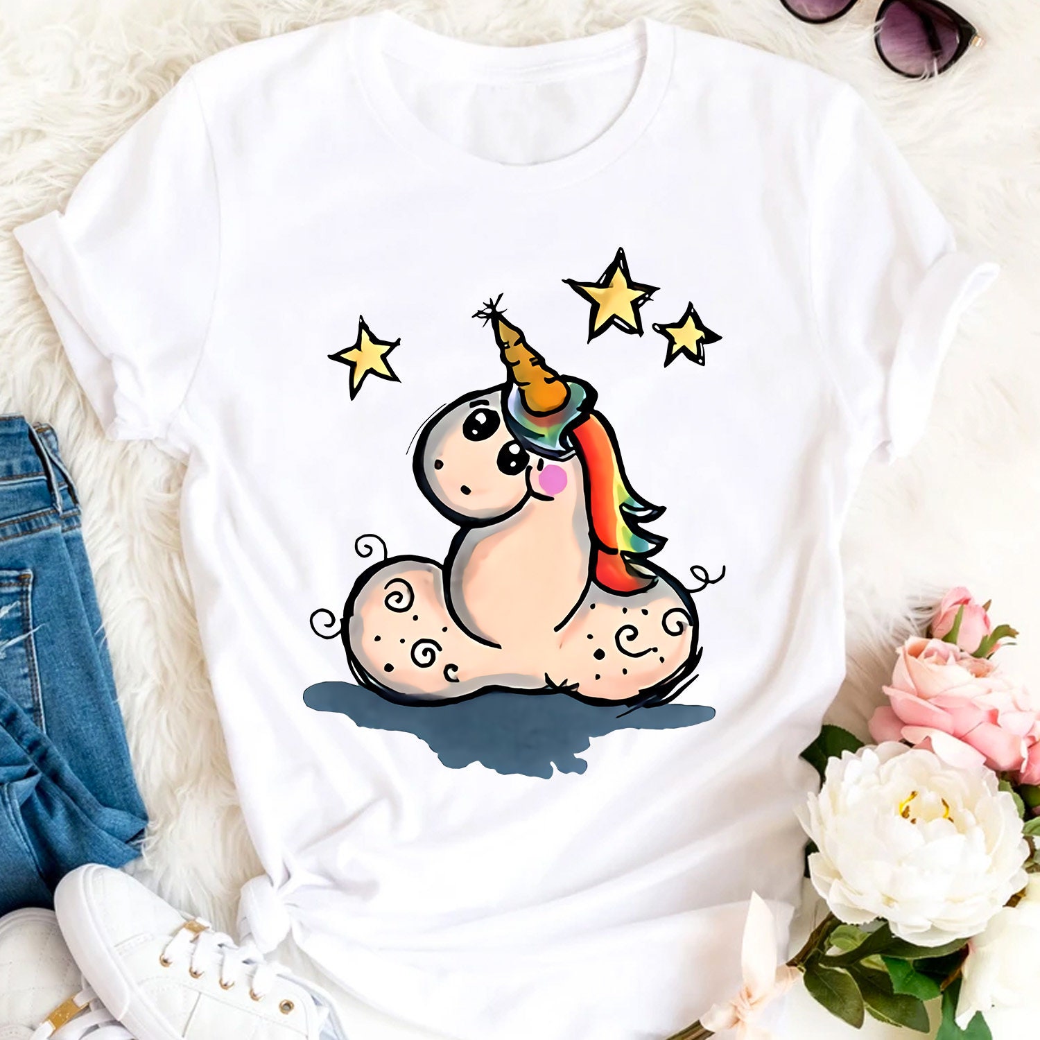 Funny Unicorn Penis ShirtLove Is Love LGBT ShirtGay Pride | Etsy