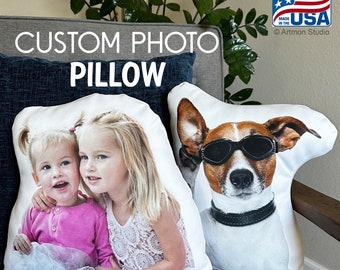 Pet Pillow | Custom 3D Human Photo Pillow | Custom Face Pillow | Personalized Pillows With Your Favourite Photos as Best Gifts | Custom Doll