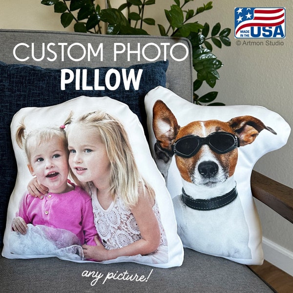 Pet Pillow | Custom 3D Human Photo Pillow | Custom Face Pillow | Personalized Pillows With Your Favourite Photos as Best Gifts | Custom Doll