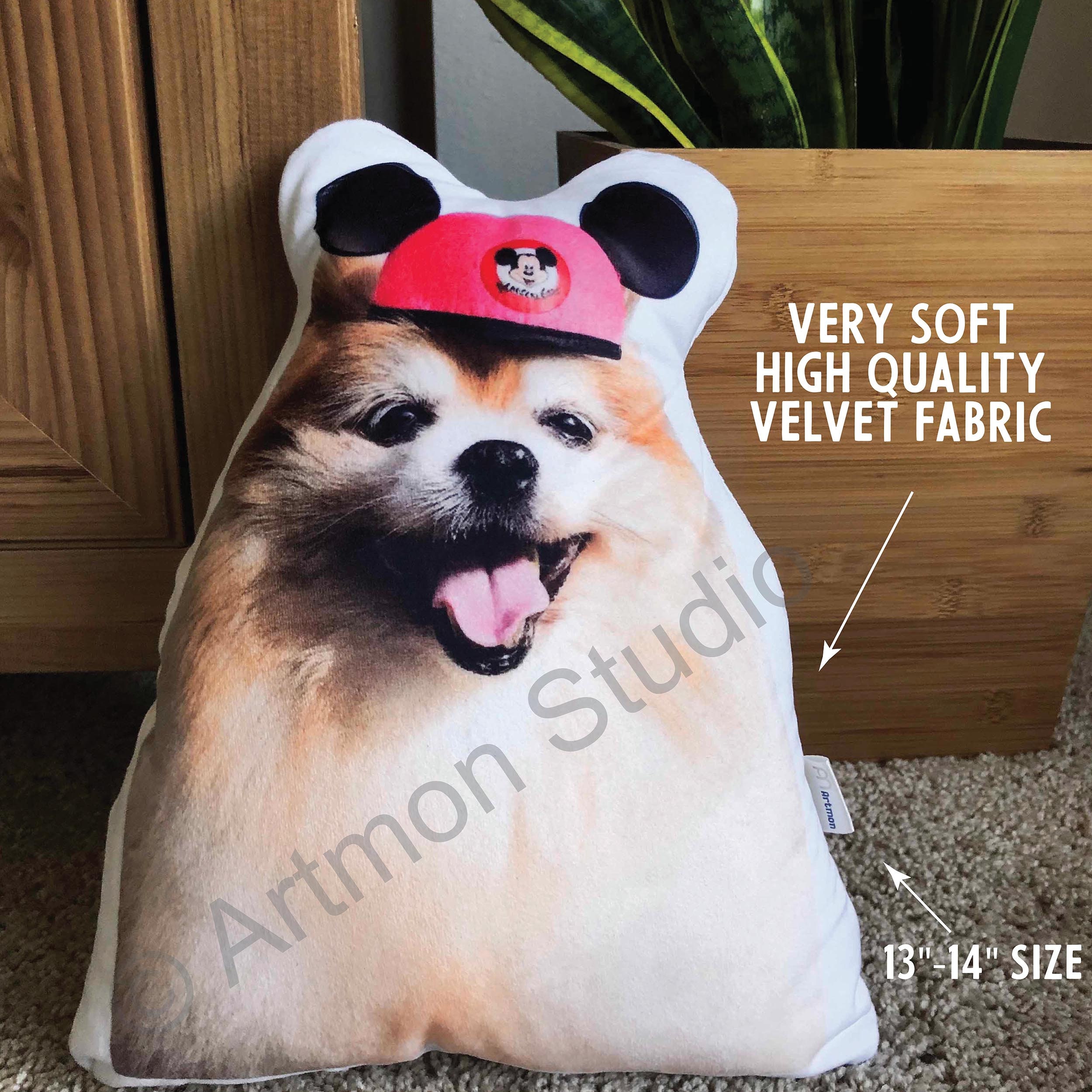Custom pet pillow Range of sizes Small pet pillow Large Etsy