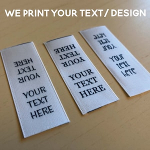 Personalized Ribbon Label | Ribbon Labels | Sewing Labels | Knitting Label | Quilt Label  |  Craft Label | Satin Tag Set | Custom Label